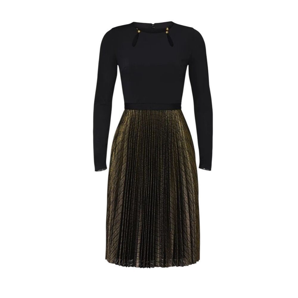 CATHERINE DEANE Metallic Nicki Dress Size‎ 2 MSRP: $475
